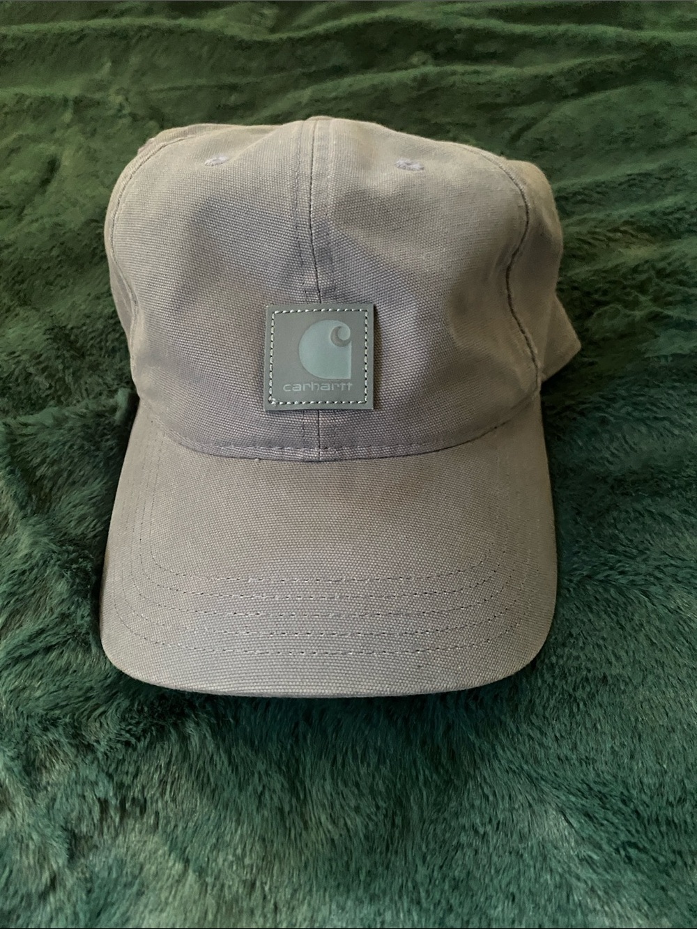 Carhartt Men's Light Taupe Canvas Logo Cap